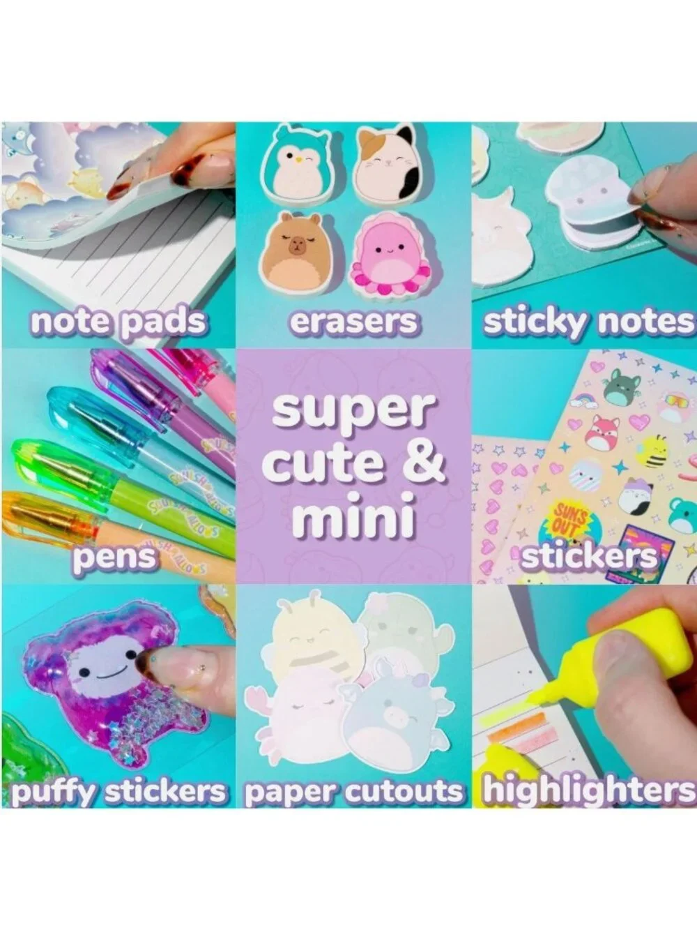 Original Squishmallows Mini Squish Squad Collection Set With 750+ Pieces Includi